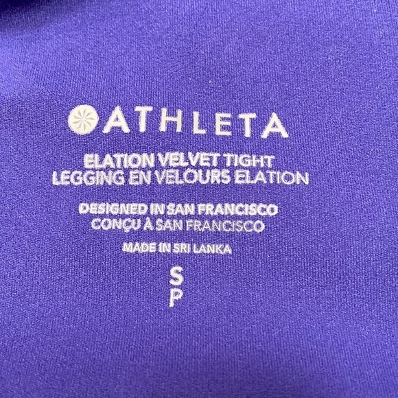 Athleta Elation Velvet Tight Leggings - Picture 8 of 10